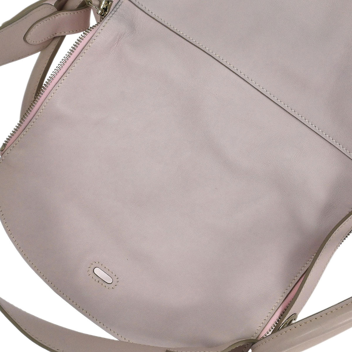 Hermes Rose Dragee Swift Lindy 34 Shoulder Bag - Image 8