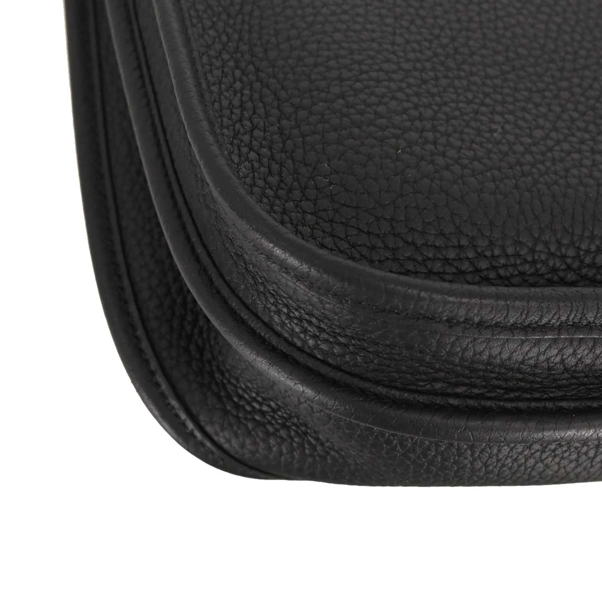 Hermes Black Taurillon Clemence Evelyne 3 29 PM Shoulder Bag - Image 5
