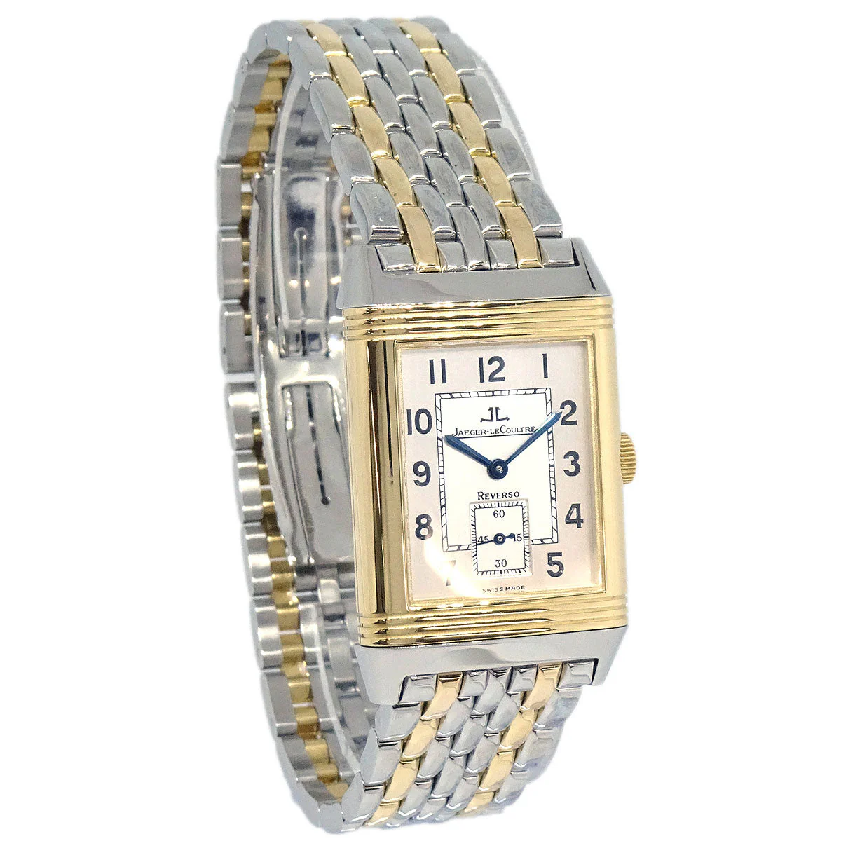 Jaeger Lecoultre Reverso Monoface Ref.270.5.62 Manual-winding Watch SS 18KYG - Image 2