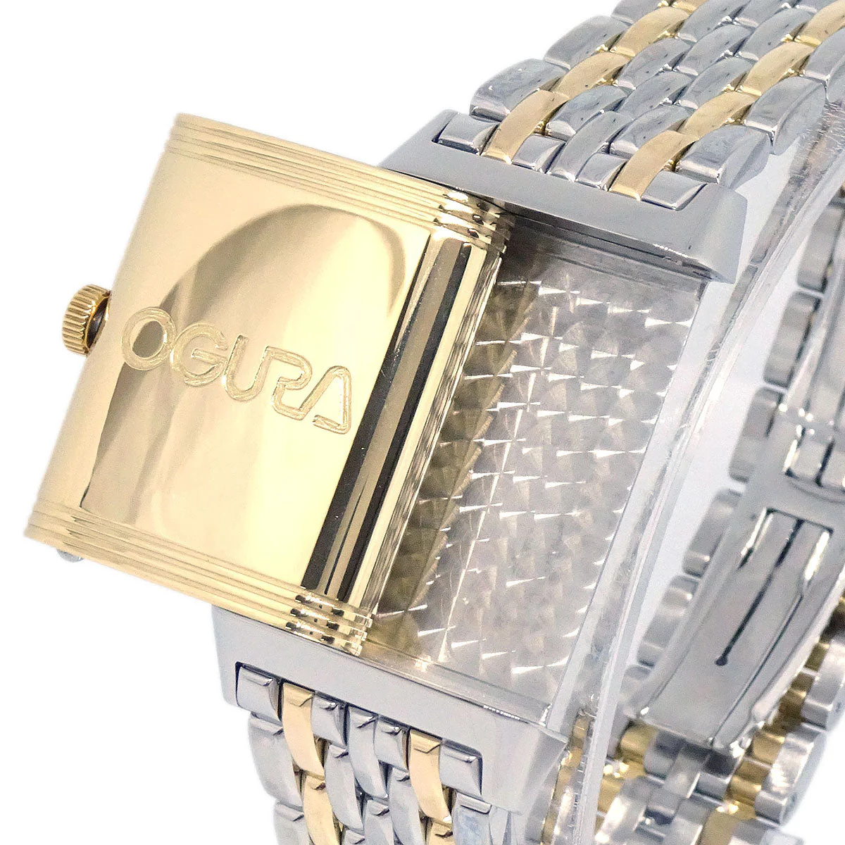 Jaeger Lecoultre Reverso Monoface Ref.270.5.62 Manual-winding Watch SS 18KYG - Image 3