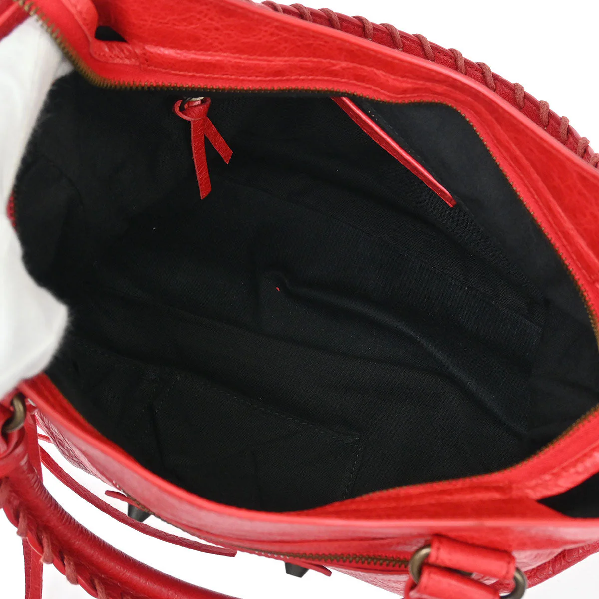Balenciaga Red The Town 2way Shoulder Handbag - Image 8