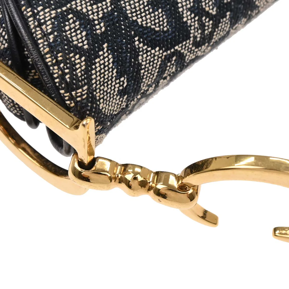Christian Dior Navy Trotter Saddle Handbag - Image 5