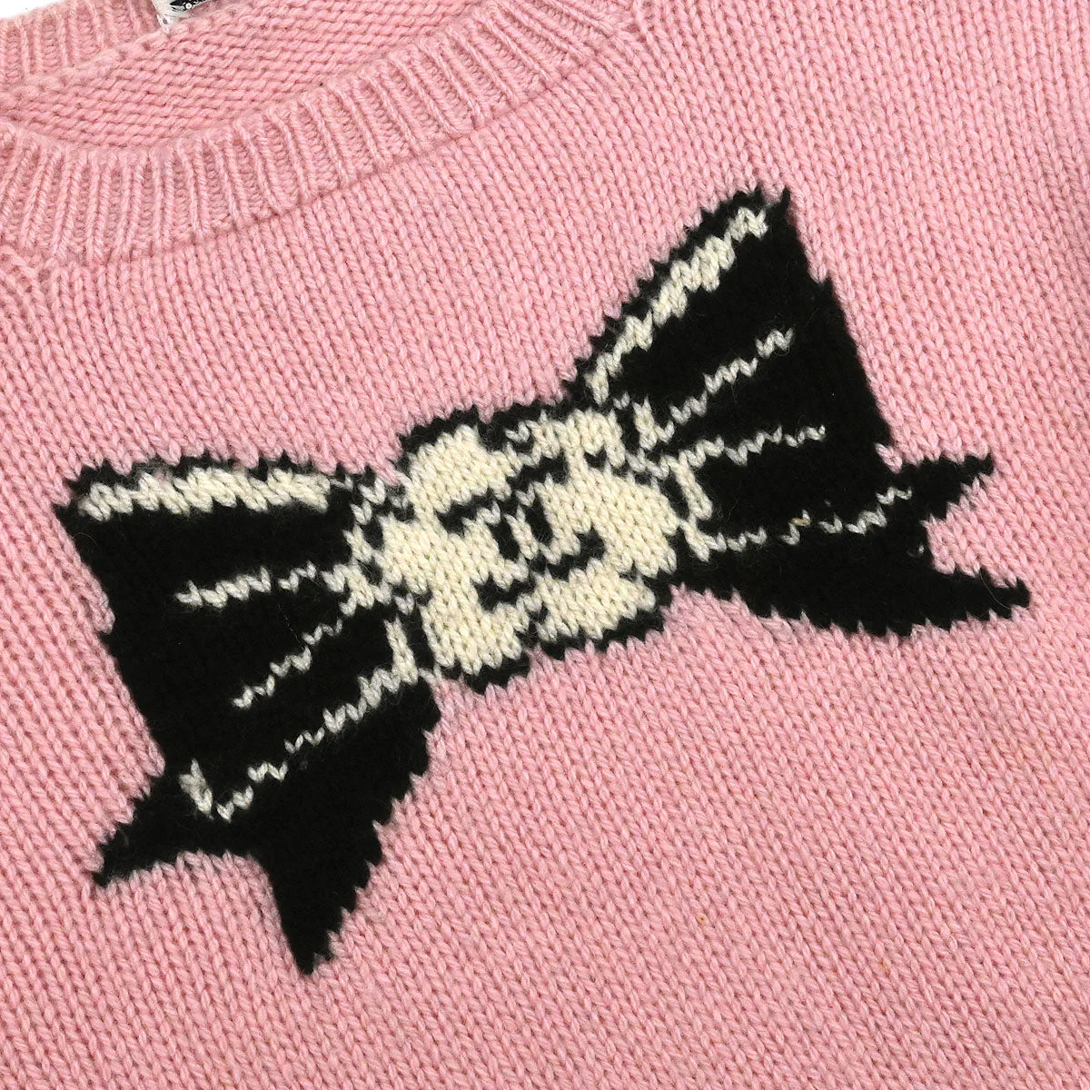 Chanel Sweater Knit Top Pink - Image 4