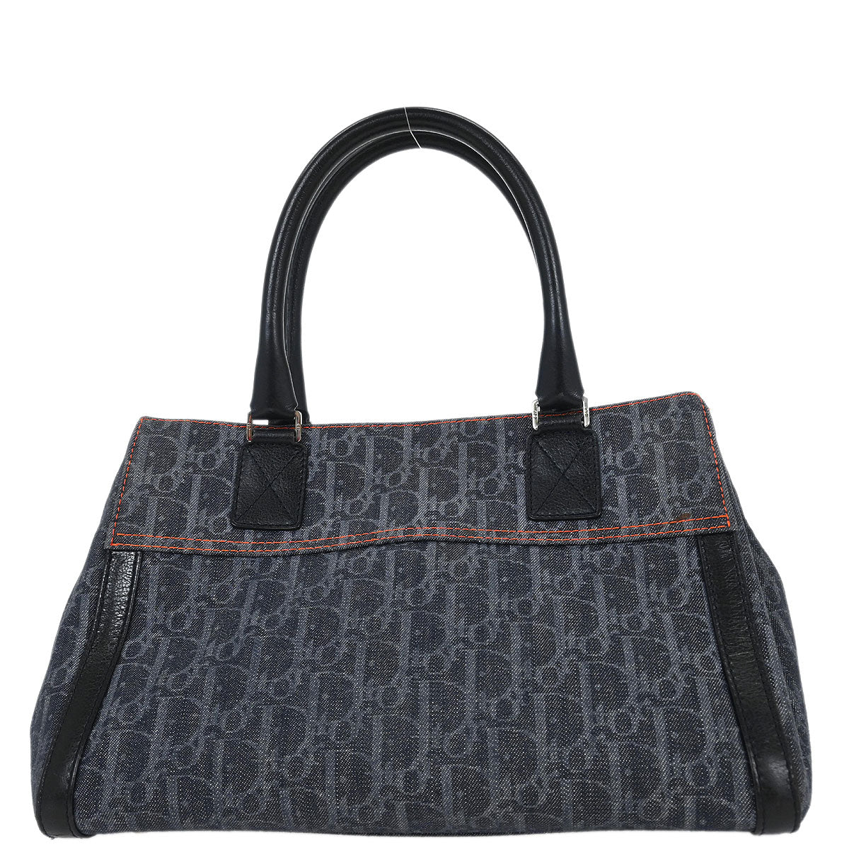 Christian Dior Navy Trotter Flight Handbag - Image 2