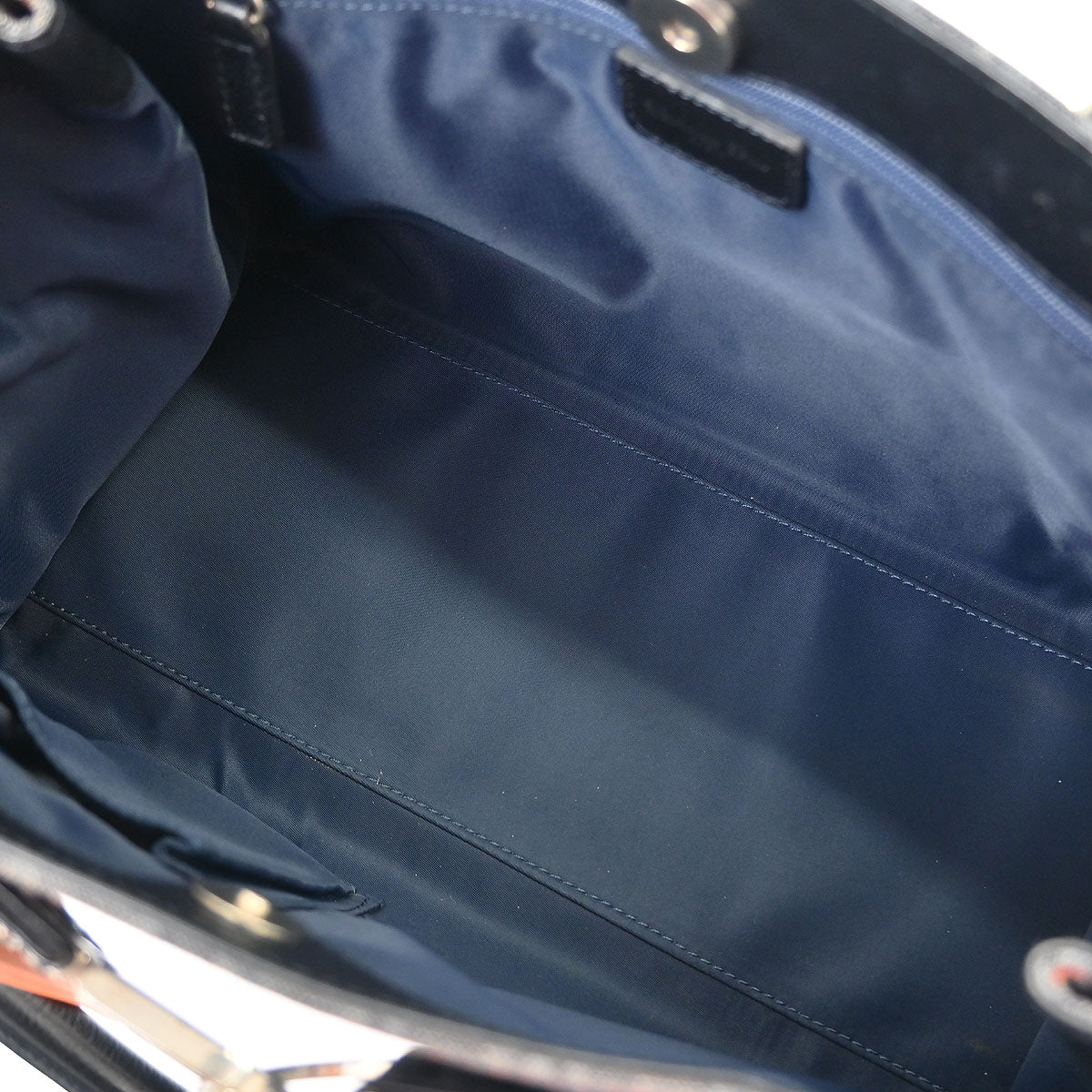Christian Dior Navy Trotter Flight Handbag - Image 9