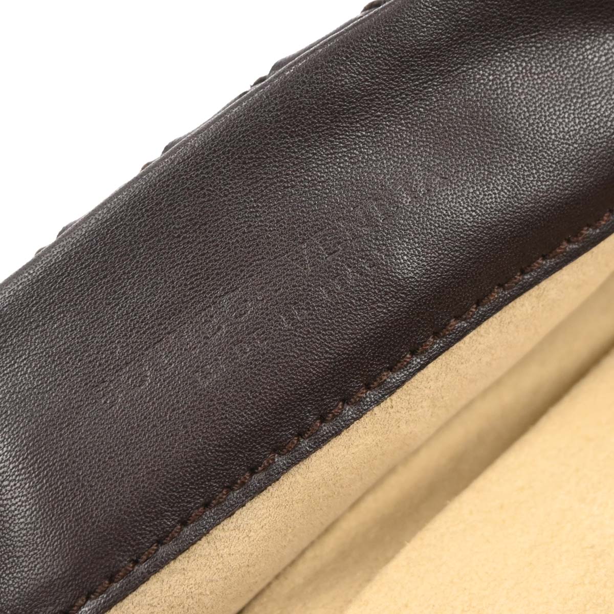 Bottega Veneta Brown Lambskin Intrecciato Handbag - Image 9