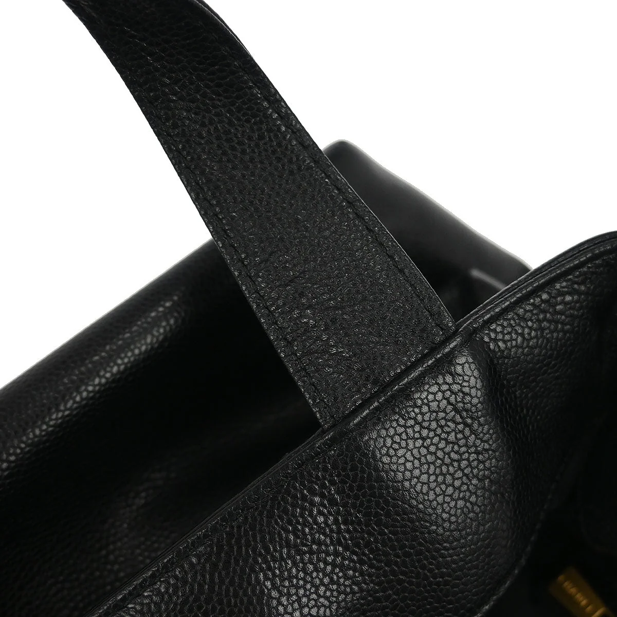 Chanel Black Caviar 2way Shoulder Tote Bag - Image 9