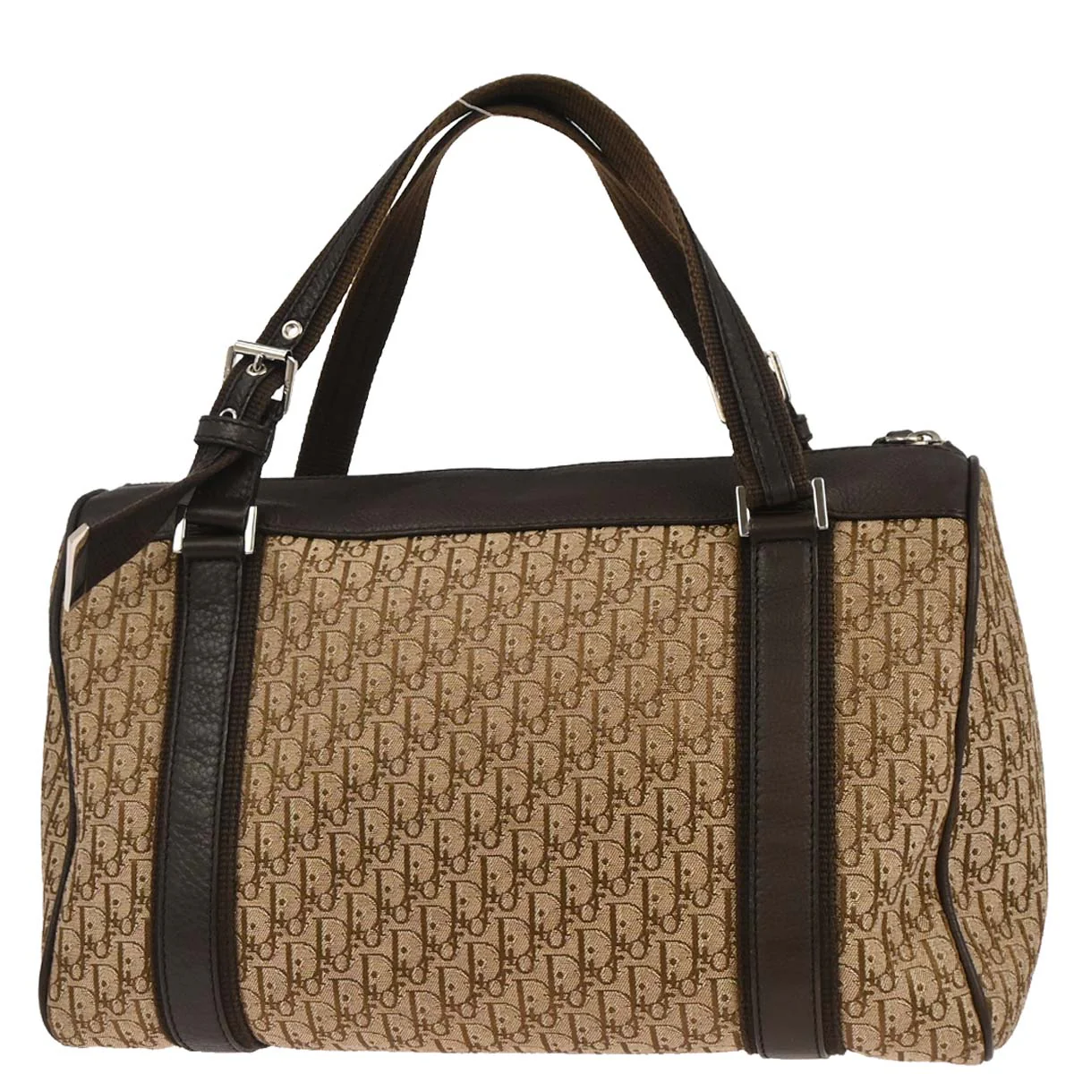 Christian Dior Brown Beige Street Chic Trotter Handbag - Image 2