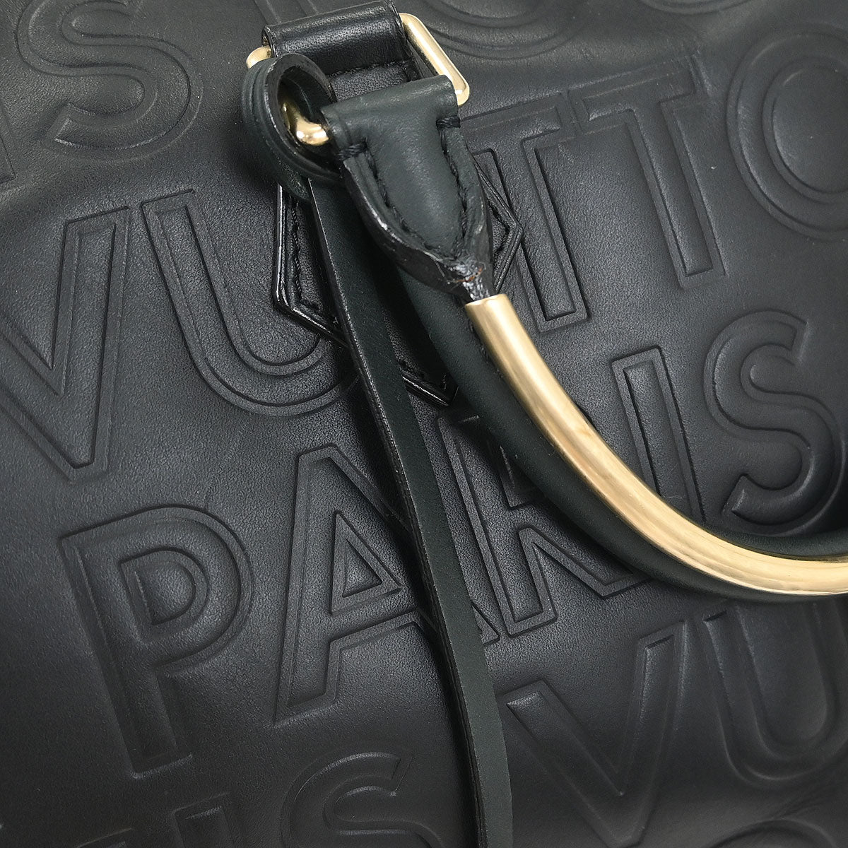 Louis Vuitton 2008 Black Leather Paris Pool Speedy Cube M95816 - Image 11