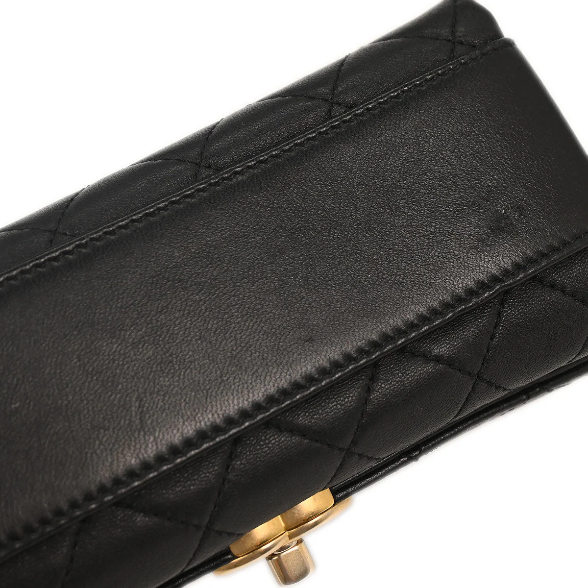 Chanel 2019 Black Lambskin 2way Handbag - Image 3