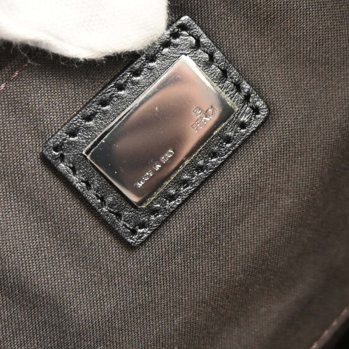 Fendi Dark Brown Zucchino Tote Handbag - Image 9