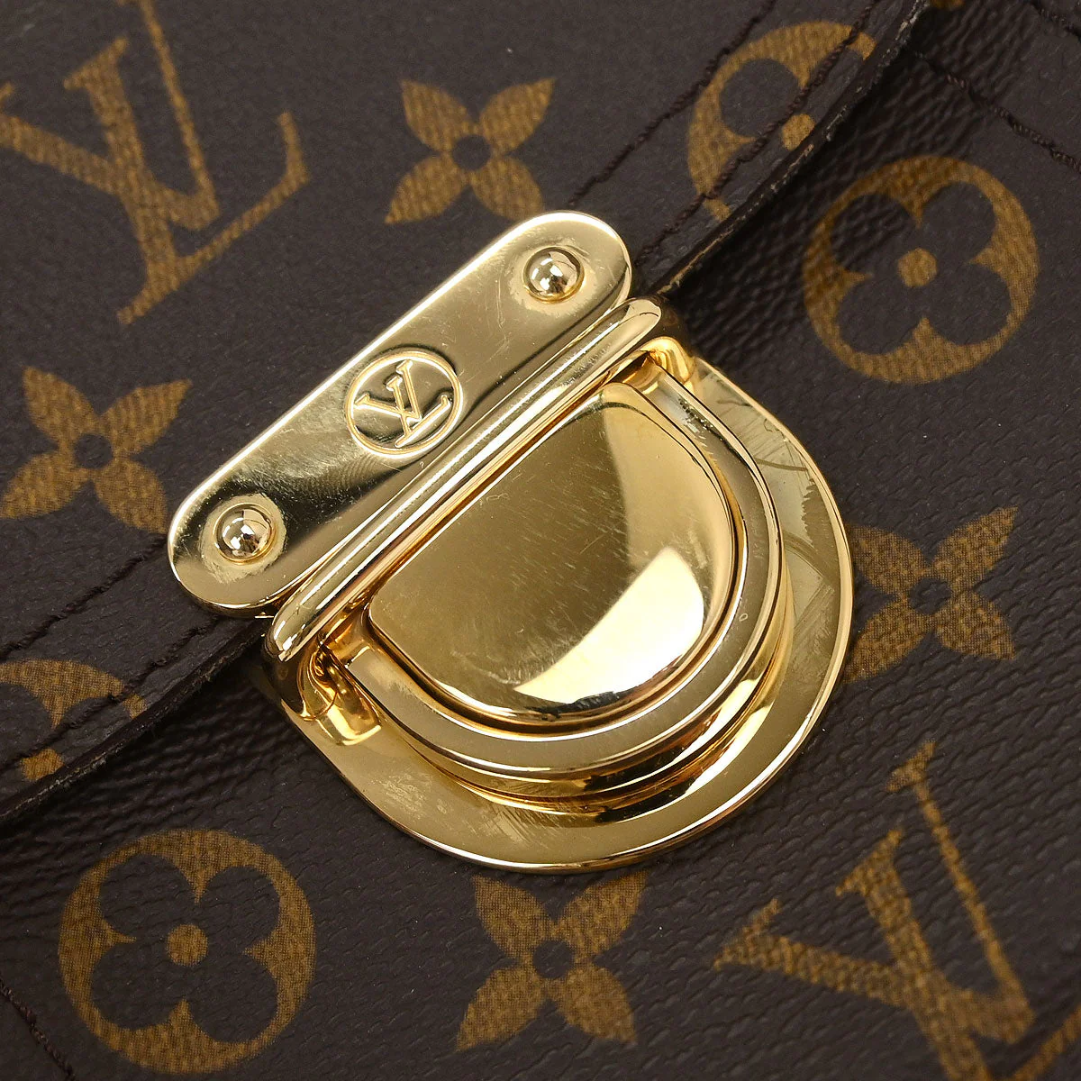 Louis Vuitton 2006 Monogram Manhattan GM Handbag M40025 - Image 4