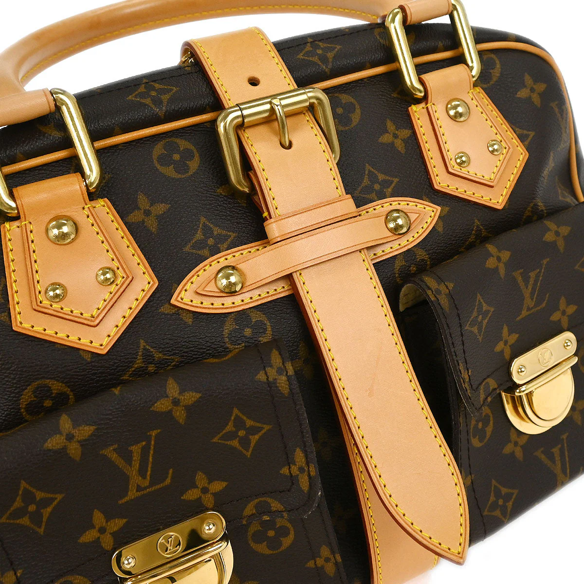 Louis Vuitton 2006 Monogram Manhattan GM Handbag M40025 - Image 5