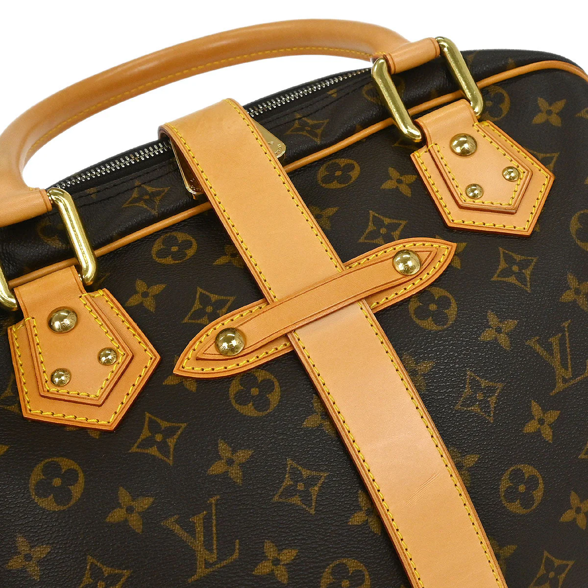 Louis Vuitton 2006 Monogram Manhattan GM Handbag M40025 - Image 6