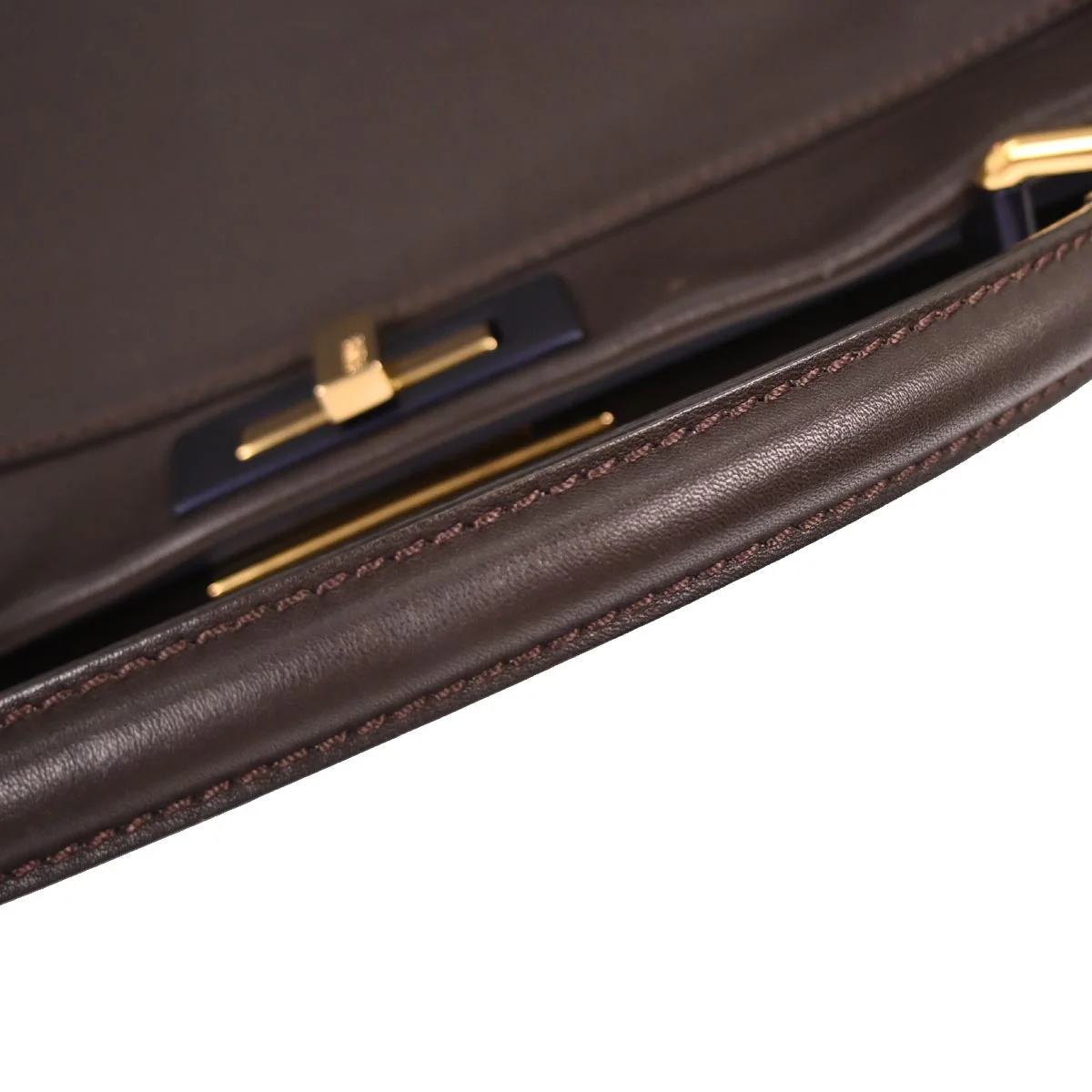 Fendi Brown Peekaboo 2way Shoulder Handbag - Image 3