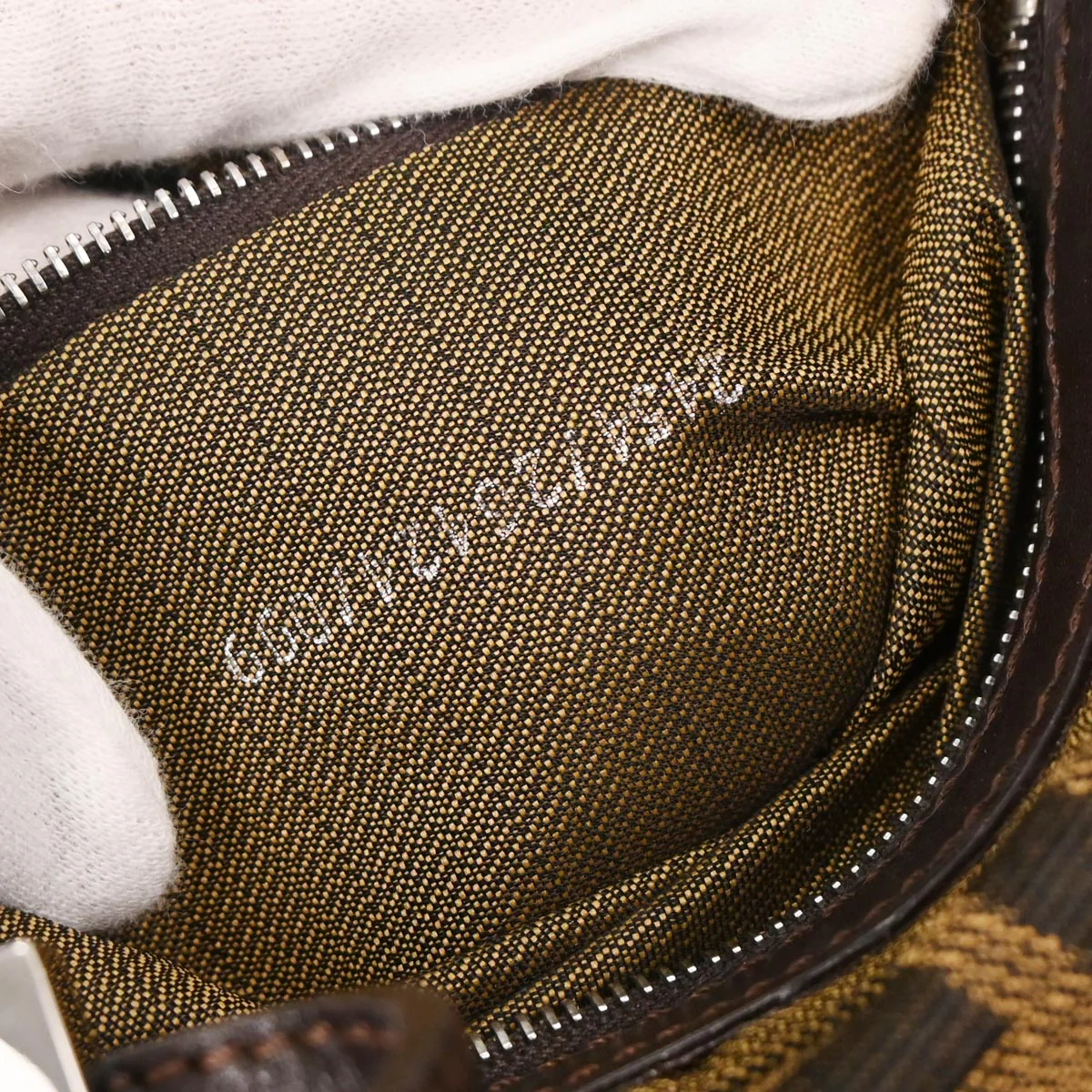 Fendi Brown Zucca Baguette Handbag - Image 10