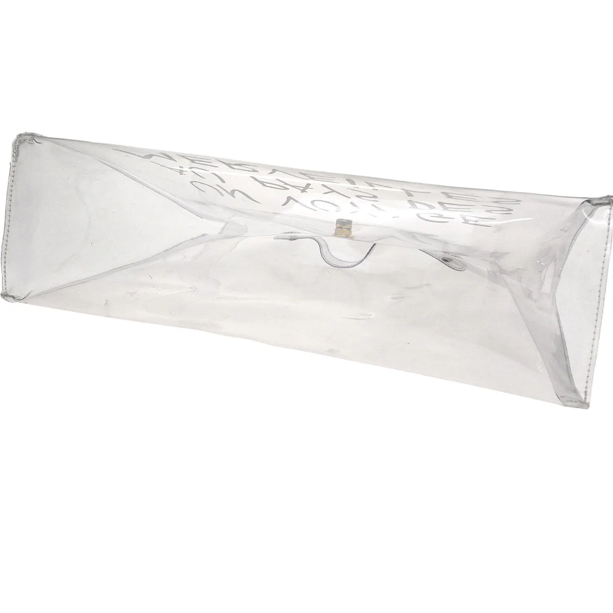 Hermes Clear Kelly Vinyl Handbag - Image 10
