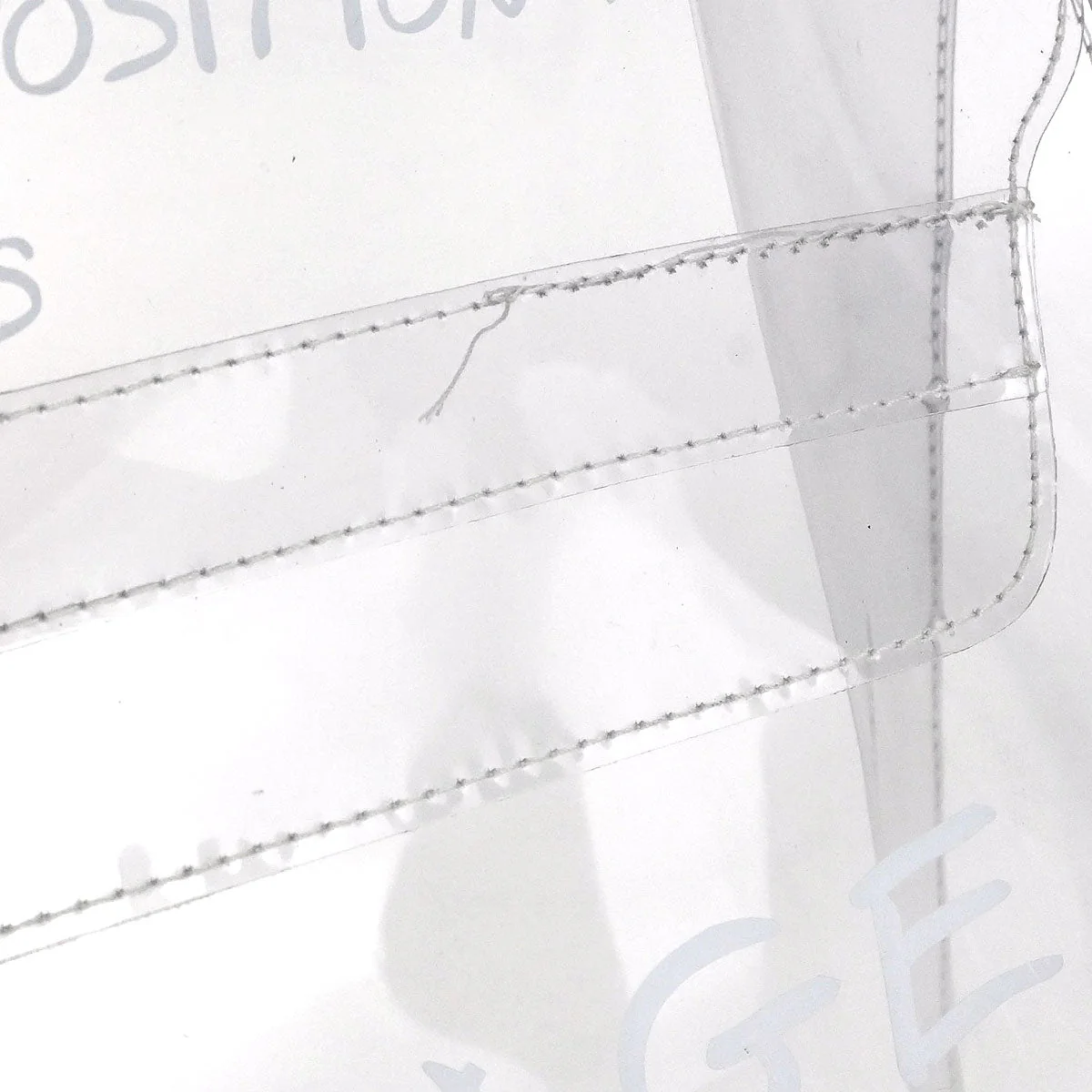 Hermes Clear Kelly Vinyl Handbag - Image 3