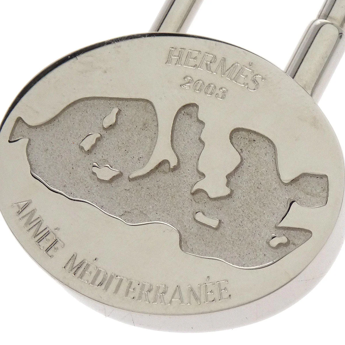 Hermes 2003 Mediterranean Cadena Padlock Silver - Image 3
