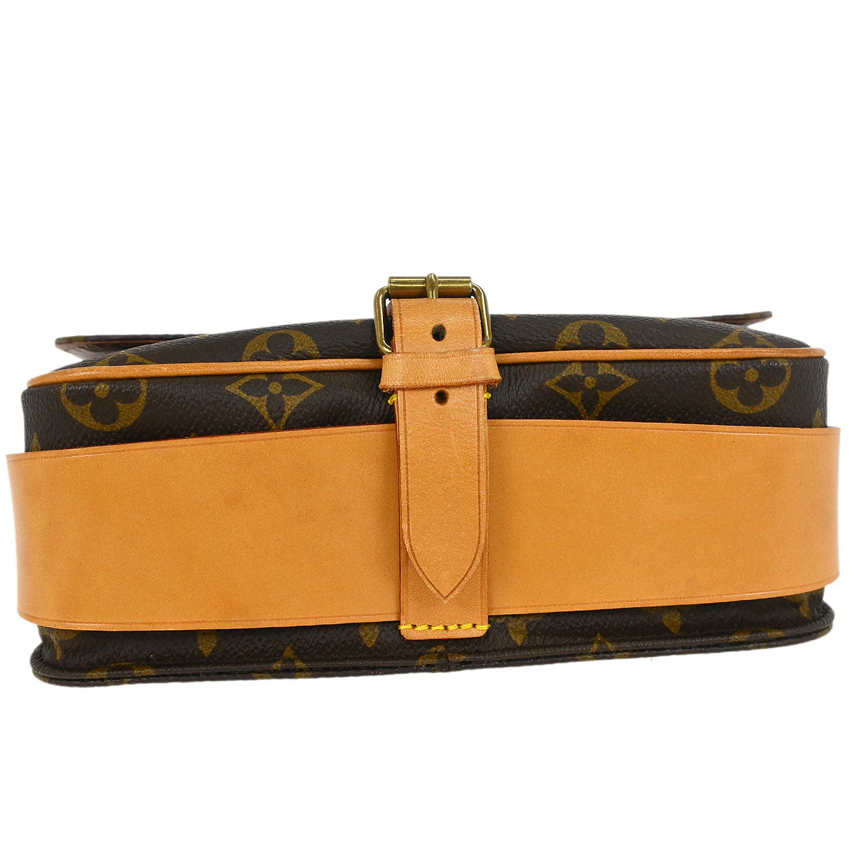 Louis Vuitton 1990 Monogram Cartouchiere MM Shoulder Bag M51253 - Image 3