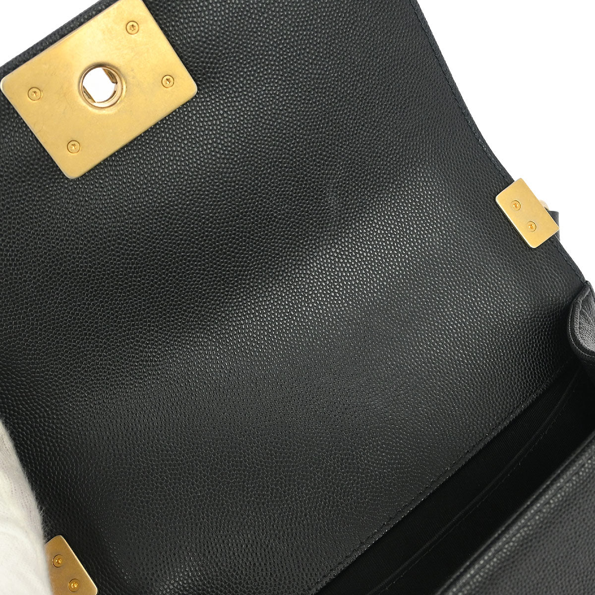 Boy Chanel 2019 Black Caviar Small Chain Shoulder Bag - Image 7