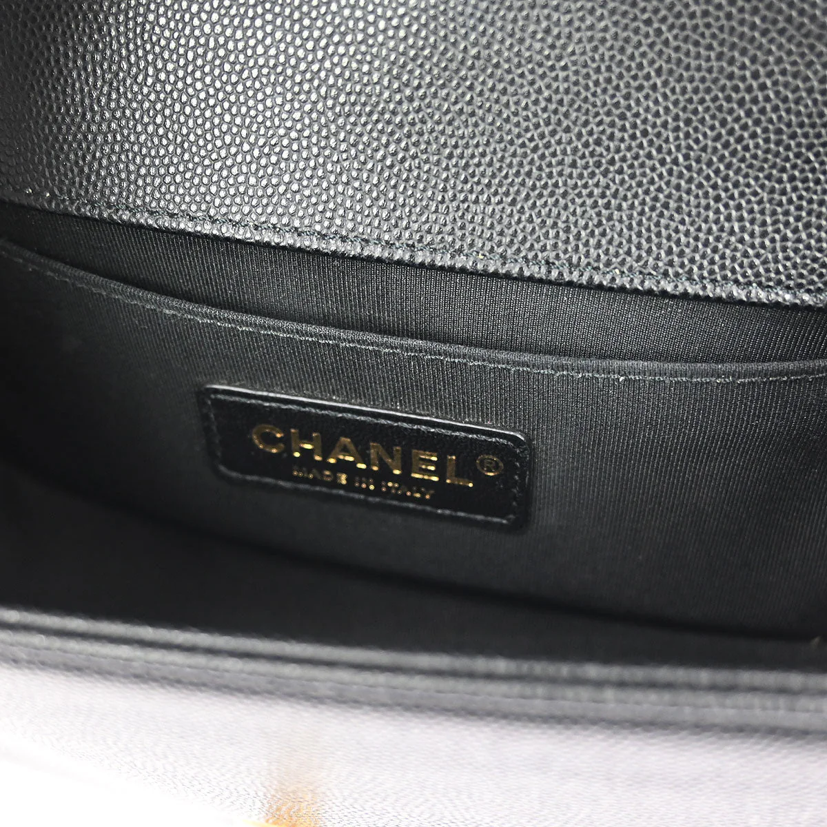 Boy Chanel 2019 Black Caviar Small Chain Shoulder Bag - Image 9