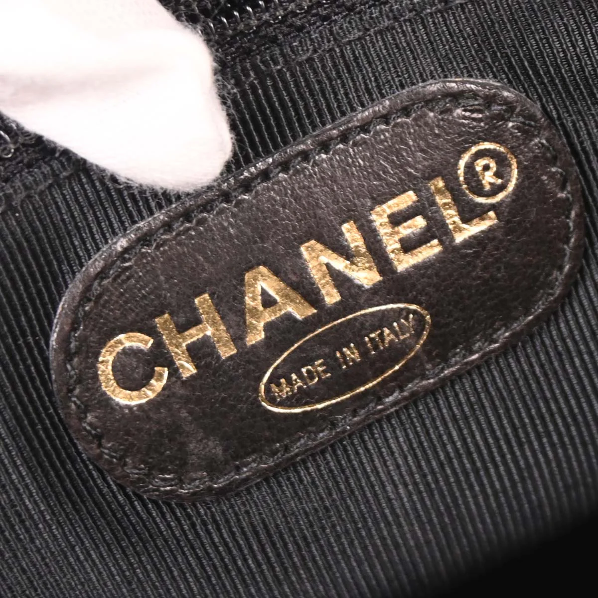 Chanel Black Caviar Triple CC Shoulder Tote Bag - Image 8