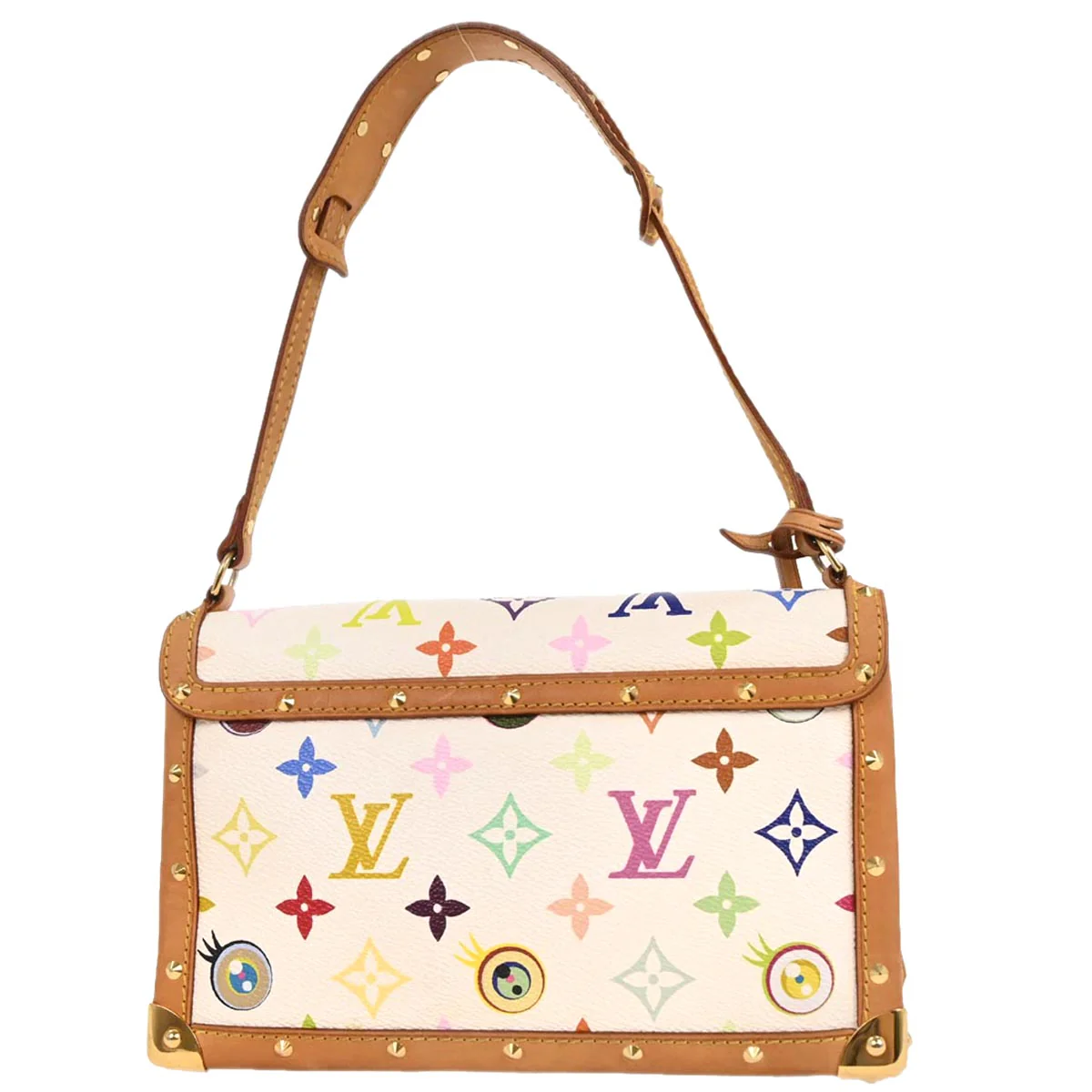Louis Vuitton 2003 Eye Love Monogram Pochette Eye Miss You M92055 - Image 2
