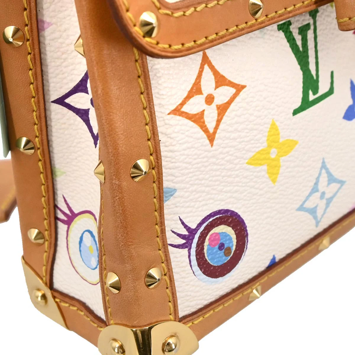 Louis Vuitton 2003 Eye Love Monogram Pochette Eye Miss You M92055 - Image 6