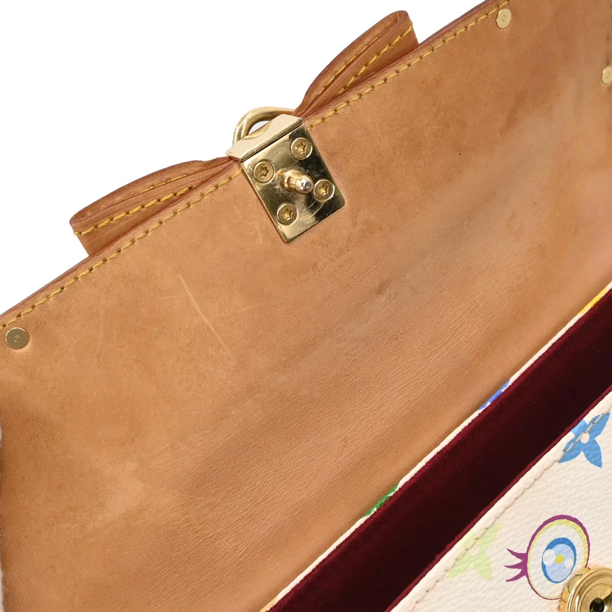 Louis Vuitton 2003 Eye Love Monogram Pochette Eye Miss You M92055 - Image 8