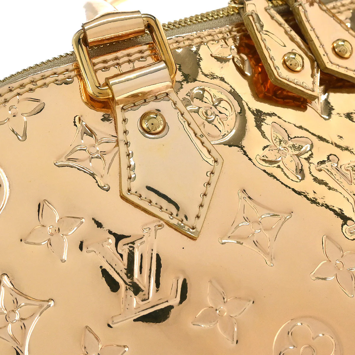 Louis Vuitton Gold Monogram Miroir Alma GM Handbag M95274 - Image 6