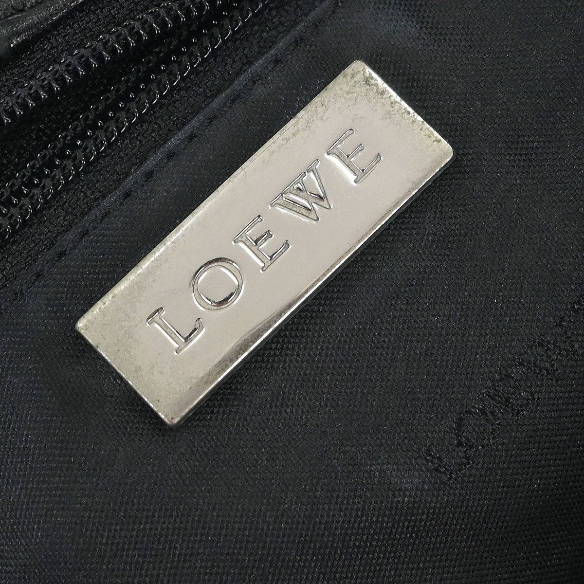Loewe Black Leather Anagram Handbag - Image 10