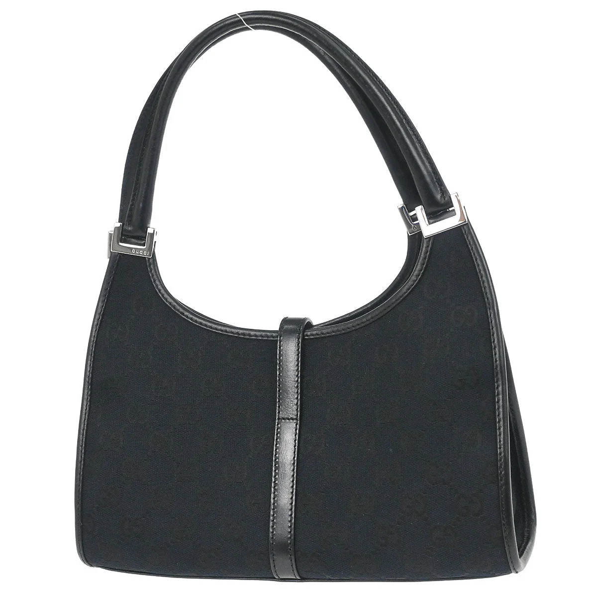 Gucci Black GG Jackie Handbag - Image 2