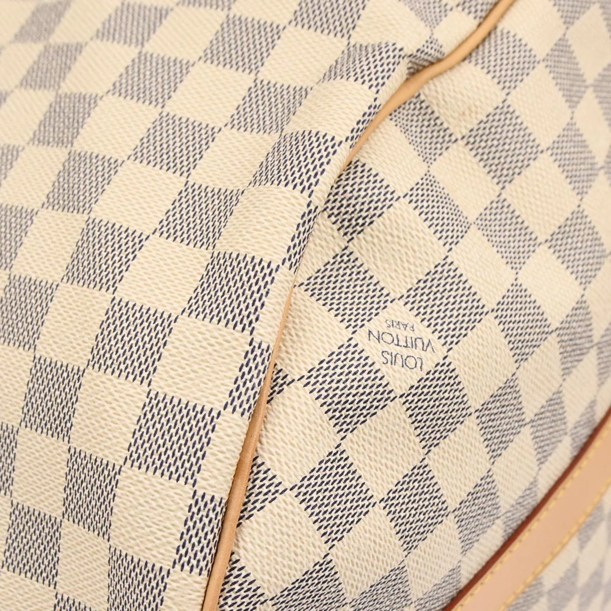 Louis Vuitton 2007 Damier Azur Keepall Bandouliere 55 Duffle Bag N41429 - Image 4
