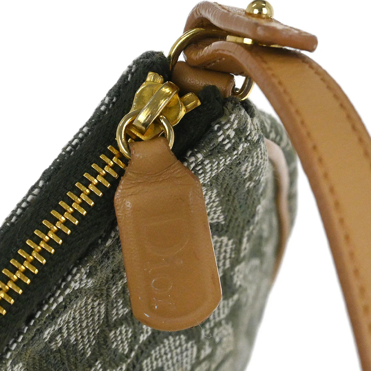 Christian Dior Green Trotter Saddle Handbag - Image 6