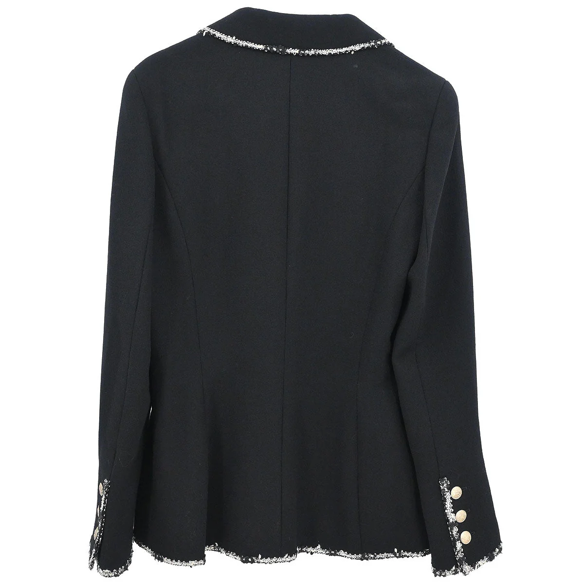 Chanel Emblem Single Breasted Jacket Black - Image 2