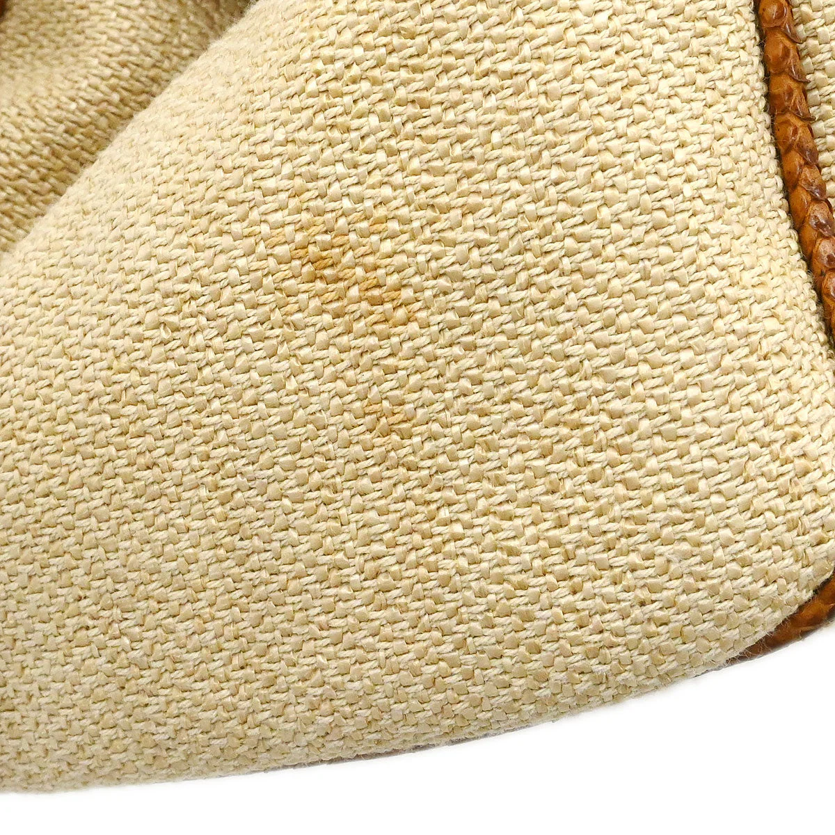 Christian Dior * Beige Canvas Python Handbag - Image 7