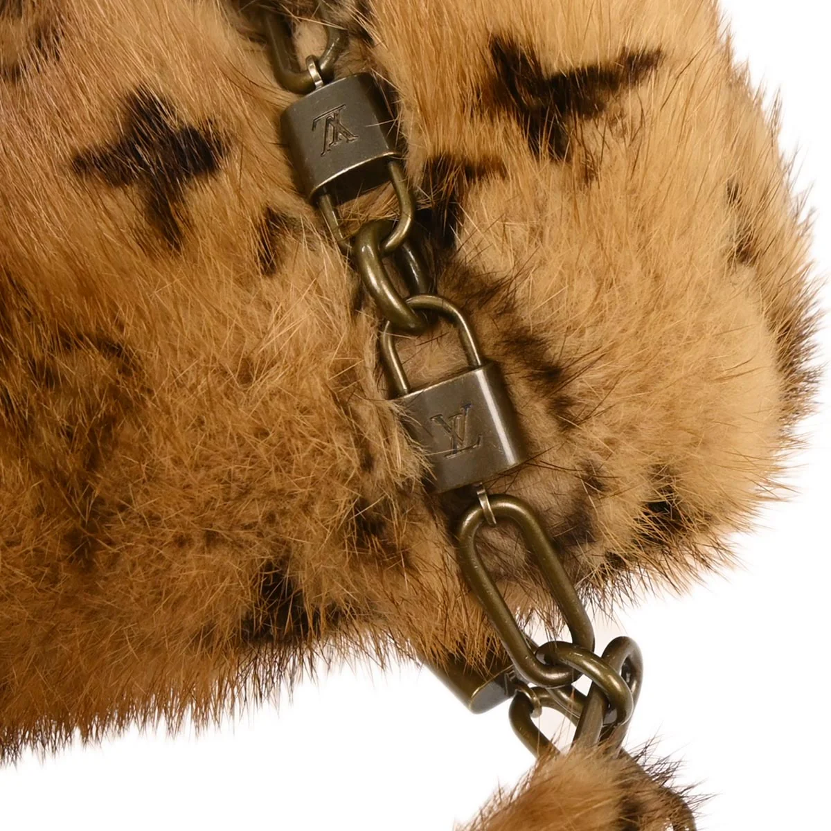 Louis Vuitton 2004 Brown Monogram Mink Mini Papillon Handbag M71944 - Image 4