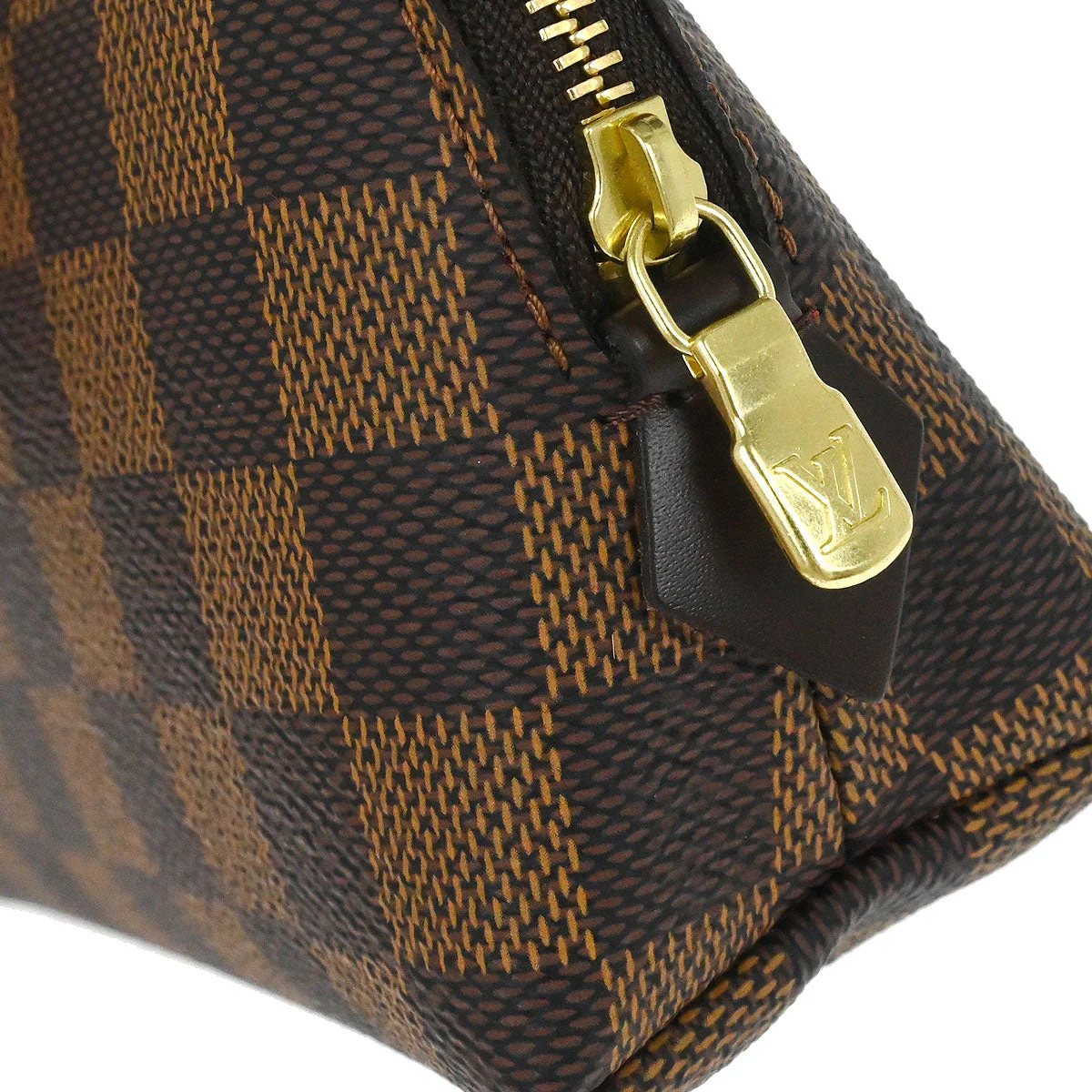 Louis Vuitton 2008 Damier Pochette Cosmetic Pouch N47516 - Image 4