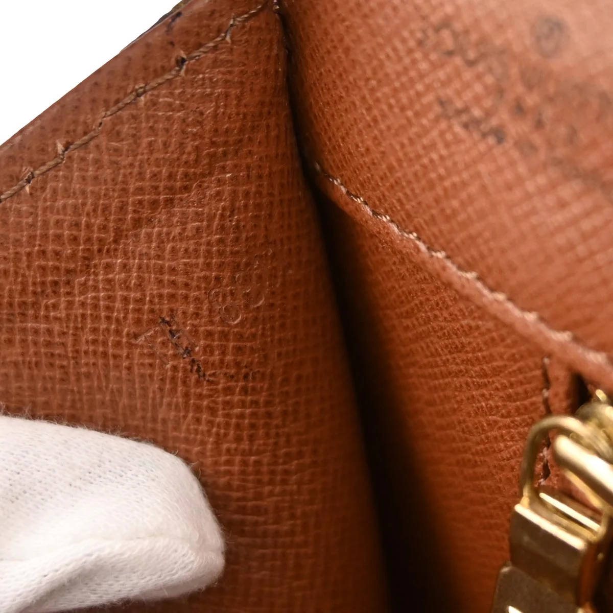 Louis Vuitton 1991 Monogram Pochette Dame GM Clutch Bag M51810 - Image 10