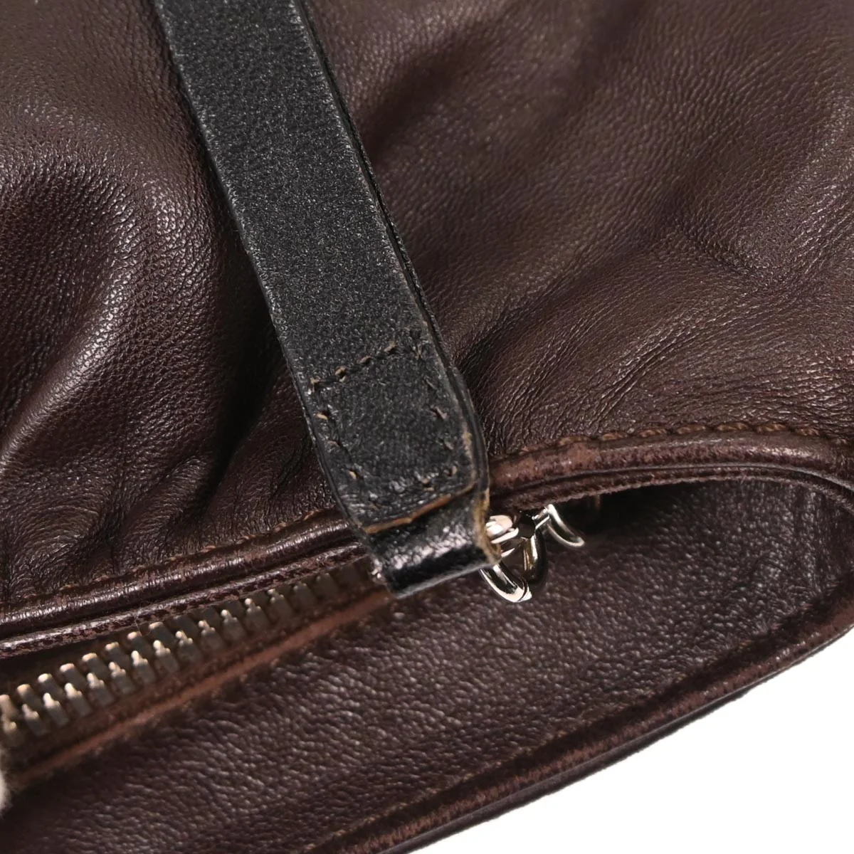 Loewe Brown Leather Handbag - Image 3