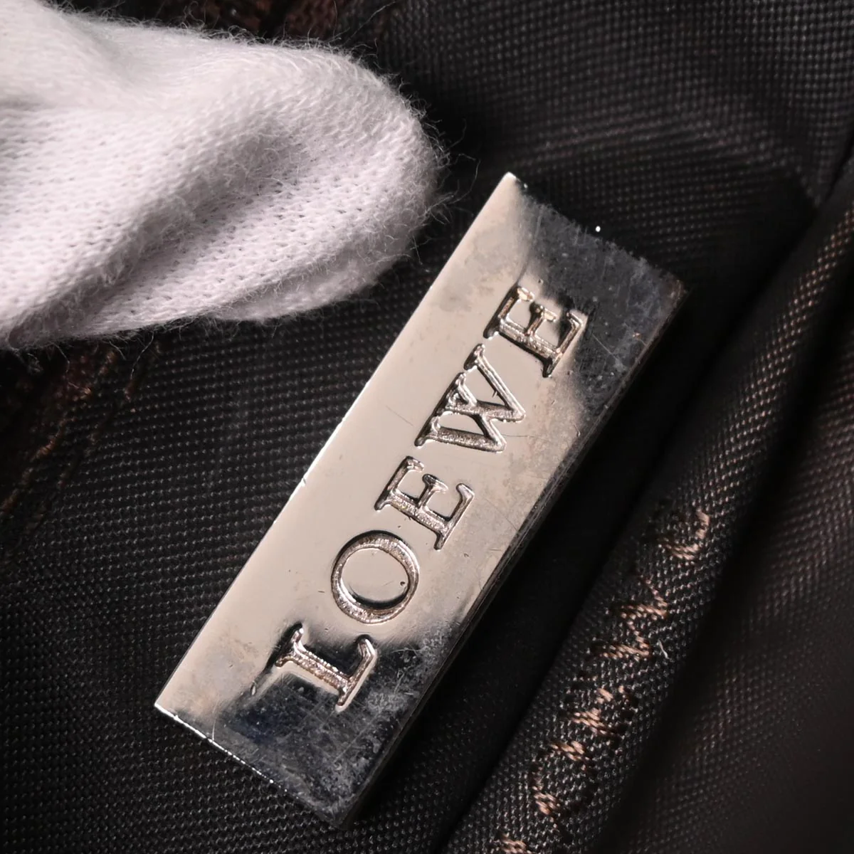 Loewe Brown Leather Handbag - Image 9