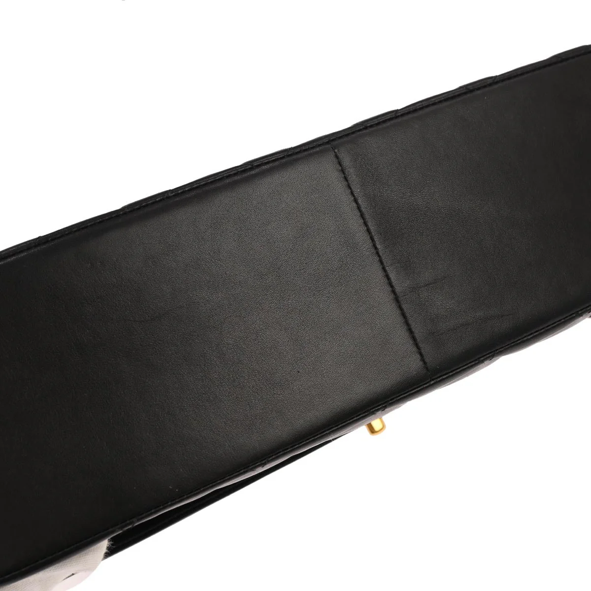 Chanel 1991-1994 Black Lambskin Maxi Classic Flap Shoulder Bag - Image 4