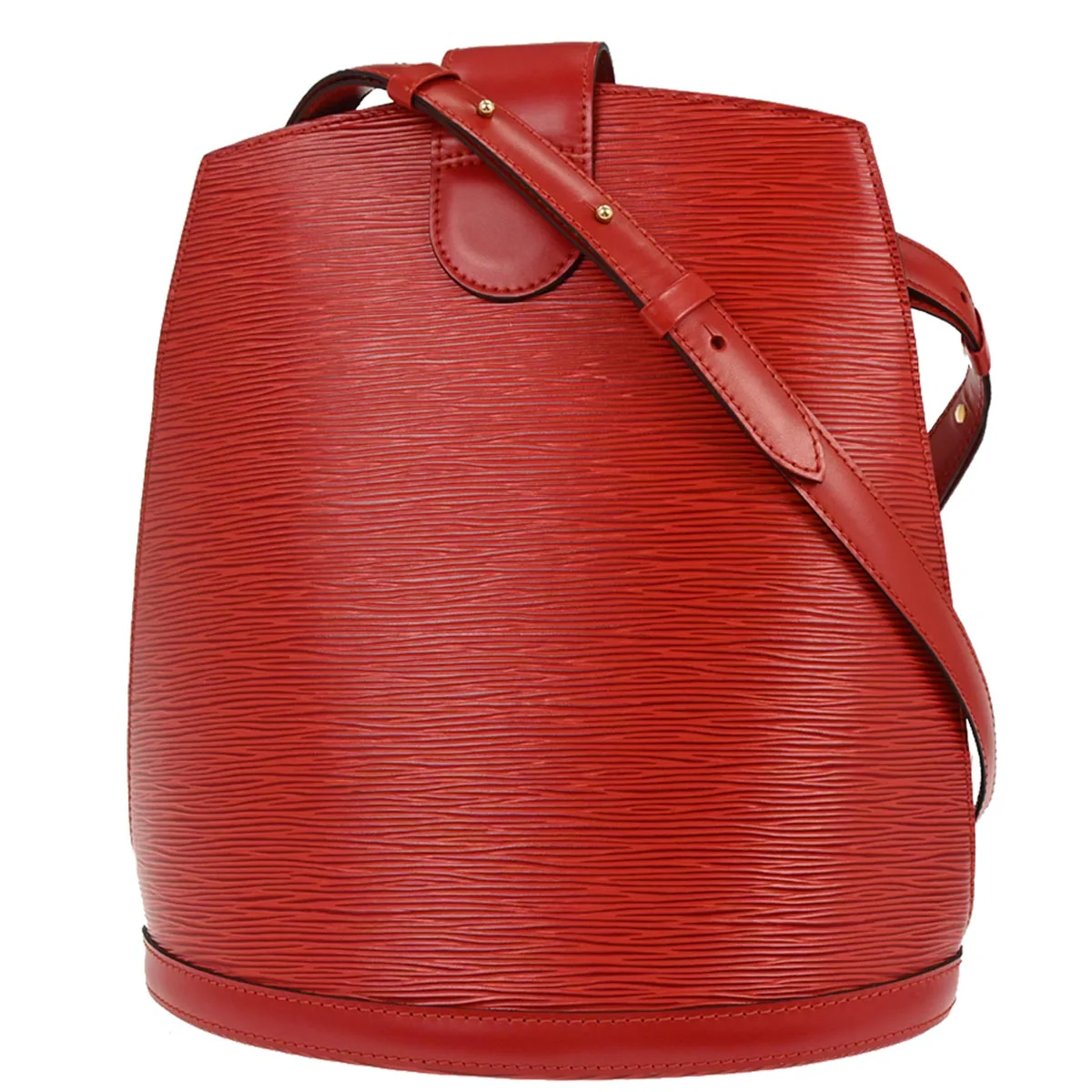 Louis Vuitton 1996 Red Epi Cluny Shoulder Bag M52257 - Image 2