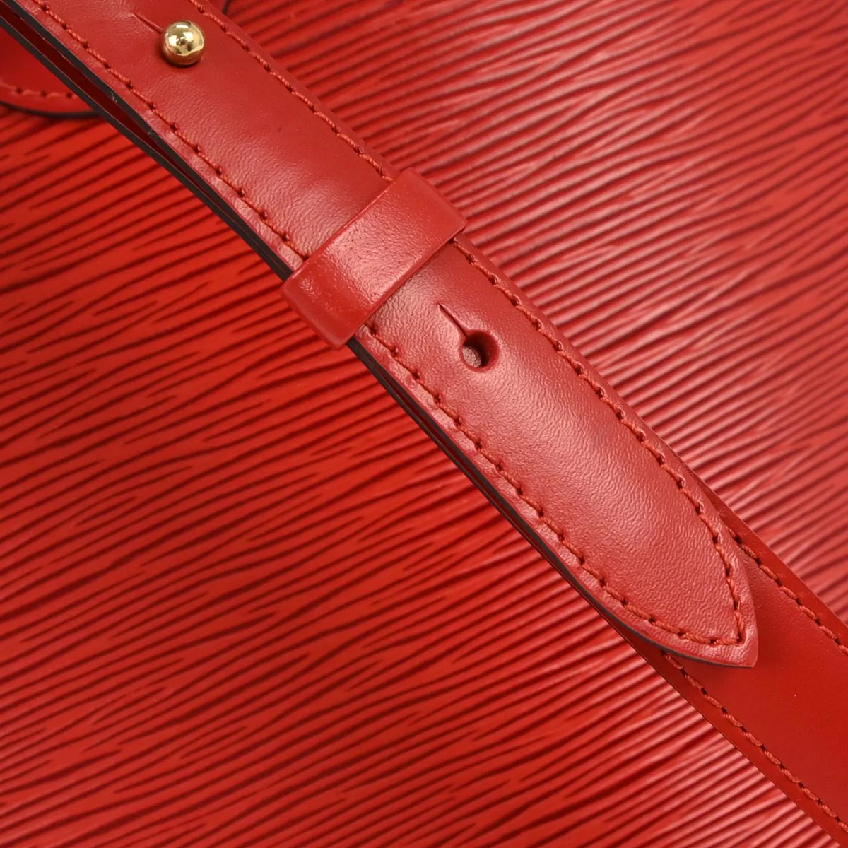 Louis Vuitton 1996 Red Epi Cluny Shoulder Bag M52257 - Image 3