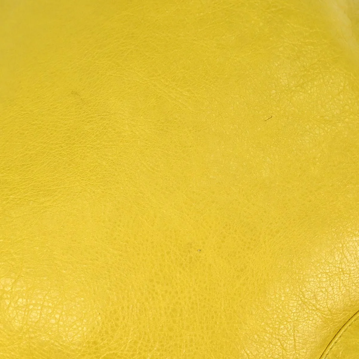 Balenciaga Yellow Lambskin The Day Handbag - Image 7