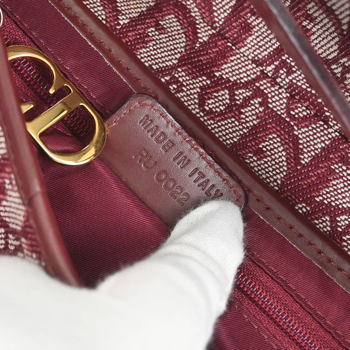 Christian Dior Bordeaux Trotter Saddle Handbag - Image 10