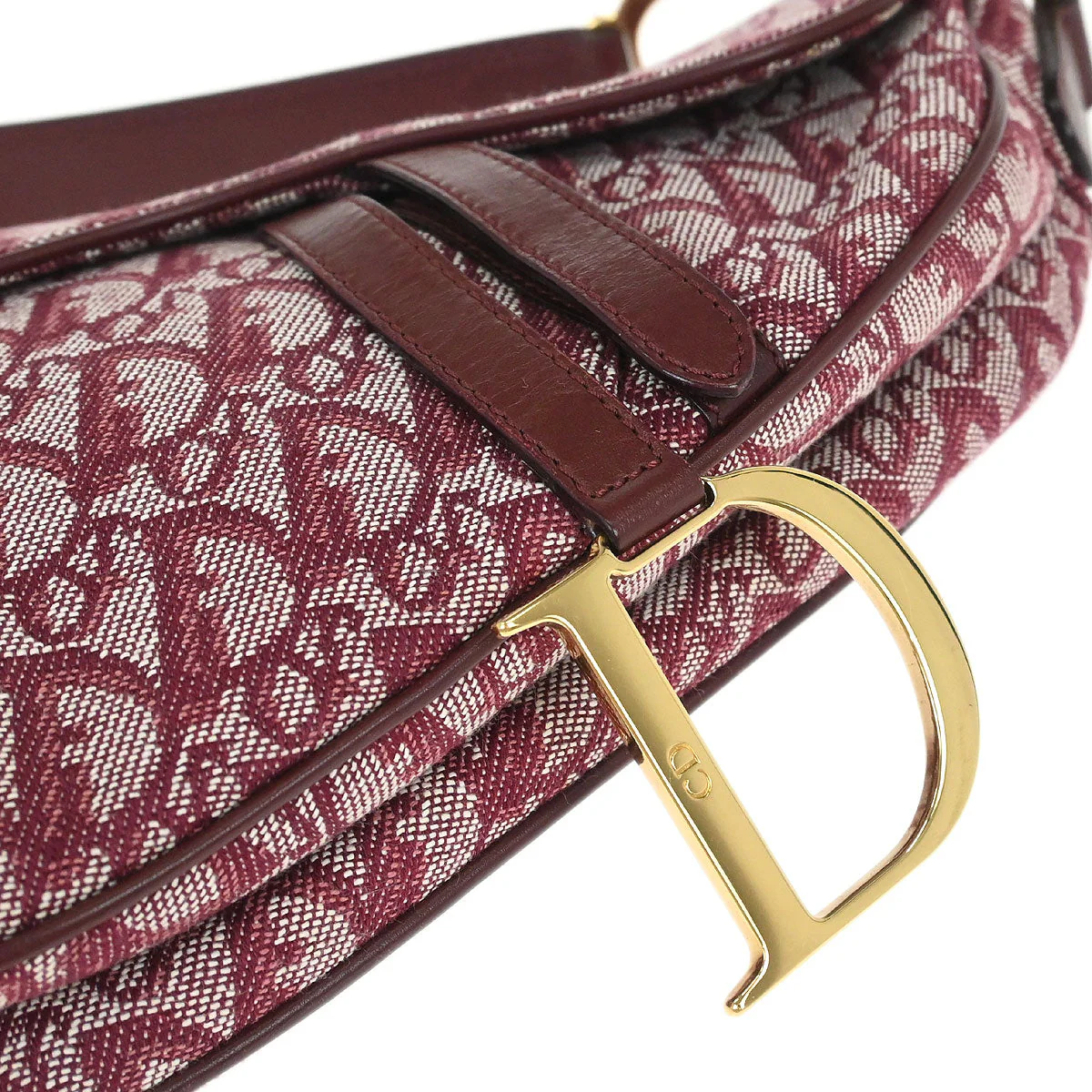 Christian Dior Bordeaux Trotter Saddle Handbag - Image 3