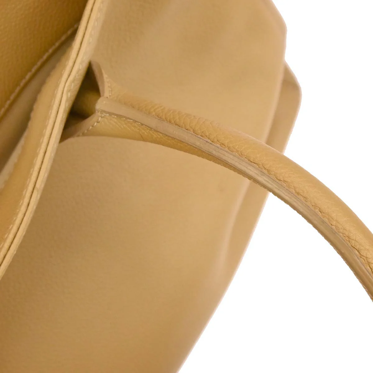 Chanel Beige Calfskin Executive Cerf Tote Bag 2way Shoulder Handbag - Image 3