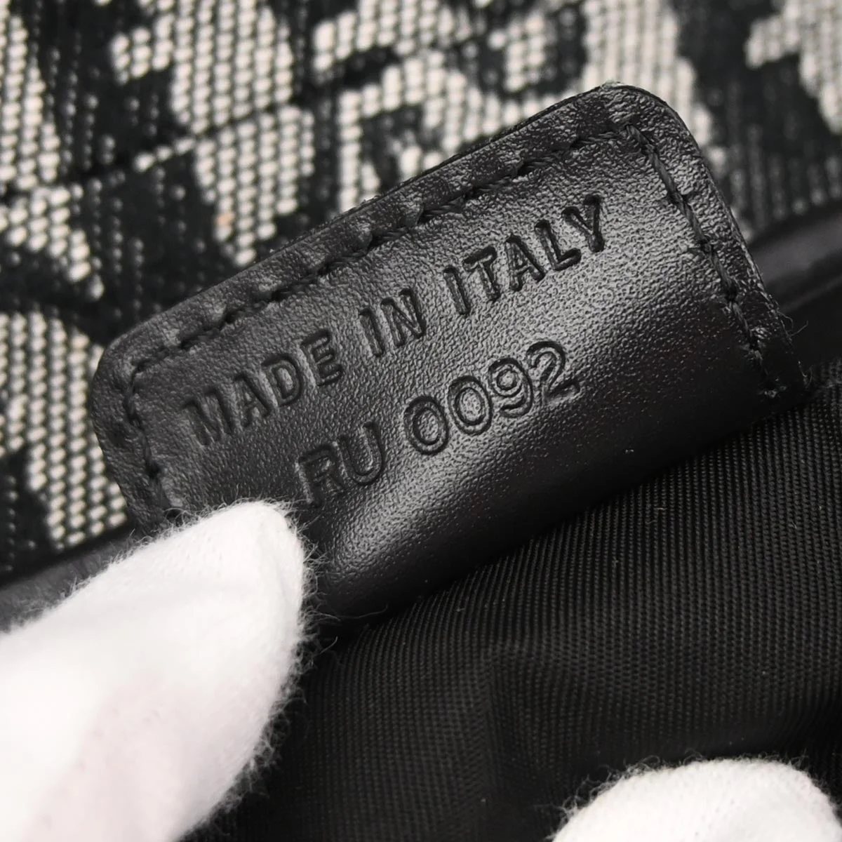 Christian Dior Black Trotter Saddle Handbag - Image 10